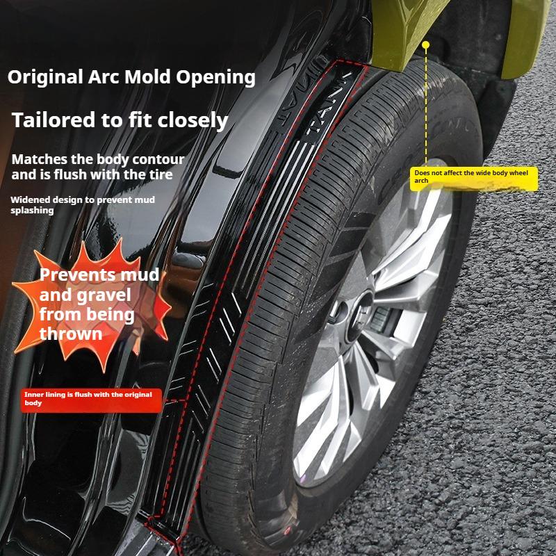 2Pcs for Tank 500 New Energy Vehicle Inner Fender Liner ABS Rear Fender PHEV Specific Accessories and Supplies Car Accessories