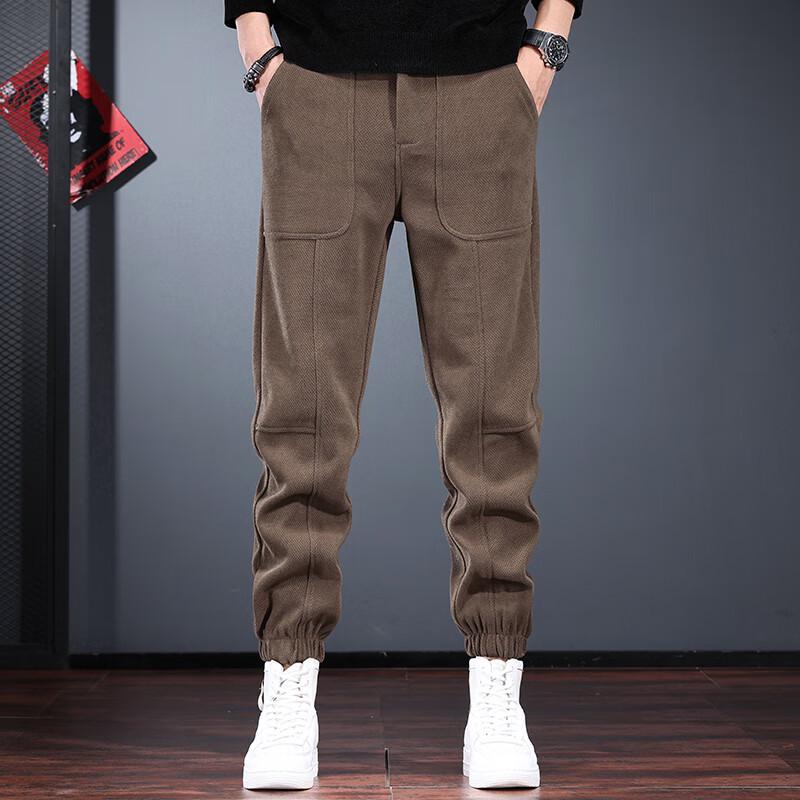 Jerayno Men s Heavy Chenille Casual Pants 4XL