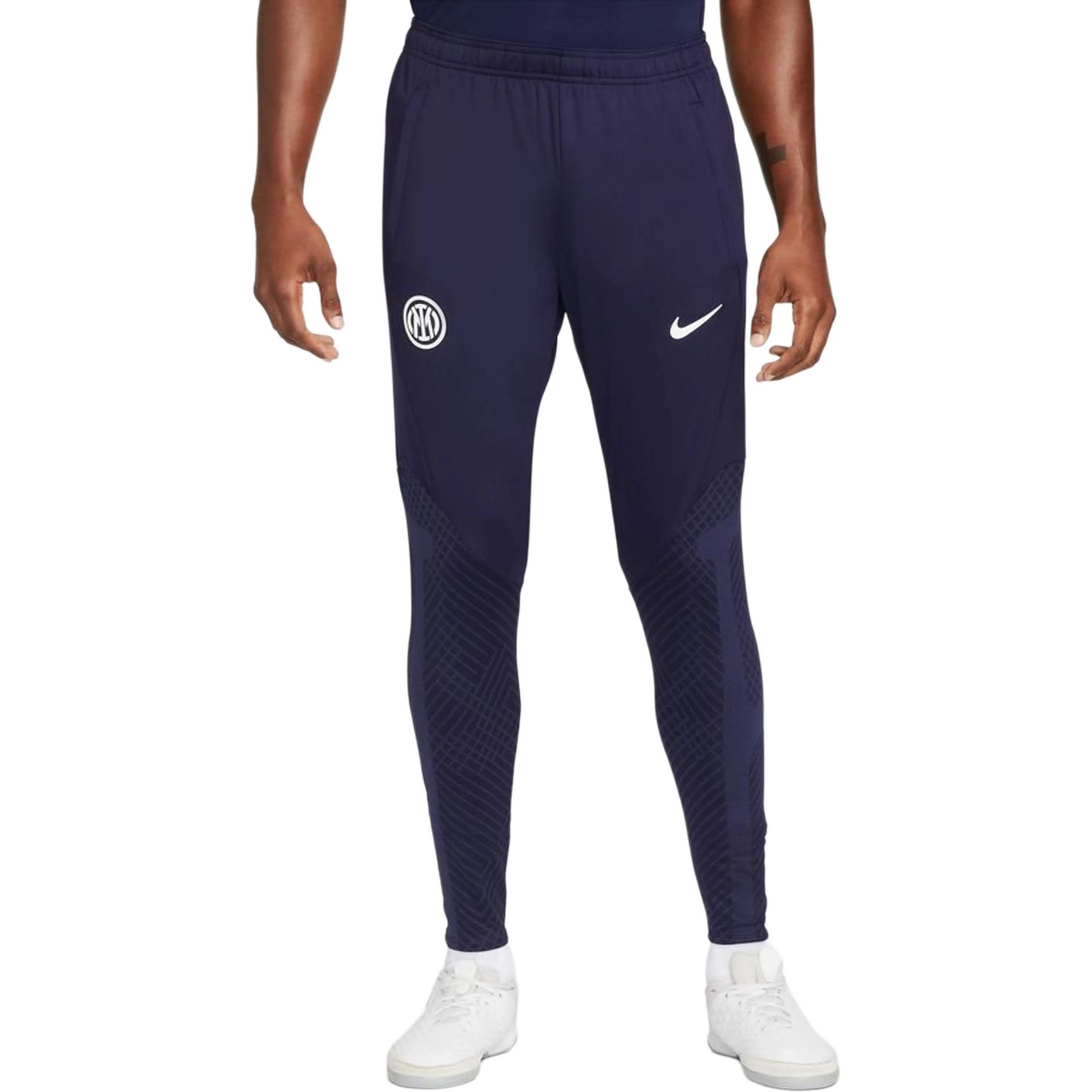 

New Nike Dri-Fit StrikeInter Milan Soccer Bottoms Men s Black/Blue/White DM2527-498 2XL