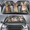 Car Sun Visor Funny Selfie Cat Car Windshield Sun Visor Uv Protection To Print