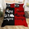 Camping Adventure King Queen Duvet Cover Equipment Hatchet Log Bedding Set Campfire Shovel Quilt Cover Polyester Comforter Cover