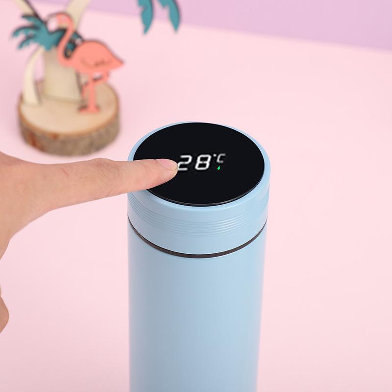 Hochwertiger neuer intelligenter temperaturempfindlicher Thermosbecher Praktischer Wasserbecher für den Außenbereich Teetasse für Herren Teetrennbecher