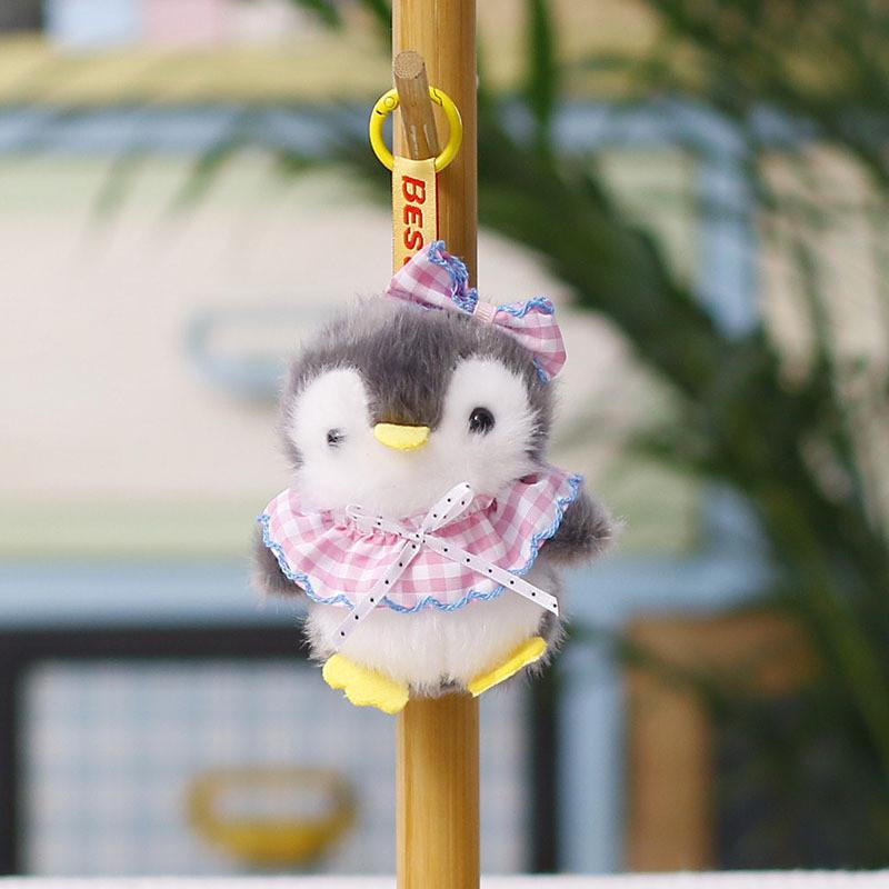 Cute Penguin Plush Keychain With Cartoon Design For Kids And Teens