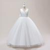 Christmas Dress Tulle Flower Girls Dress for Wedding Party Child Princess Pageant Long Gown Kids Dresses for Girls Formal Evening Clothes
