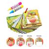 Water Drawing Card 26 Alphabet Coloring Book & 2 Magic Pen Letter Card Painting Board English Learning Educational Toys