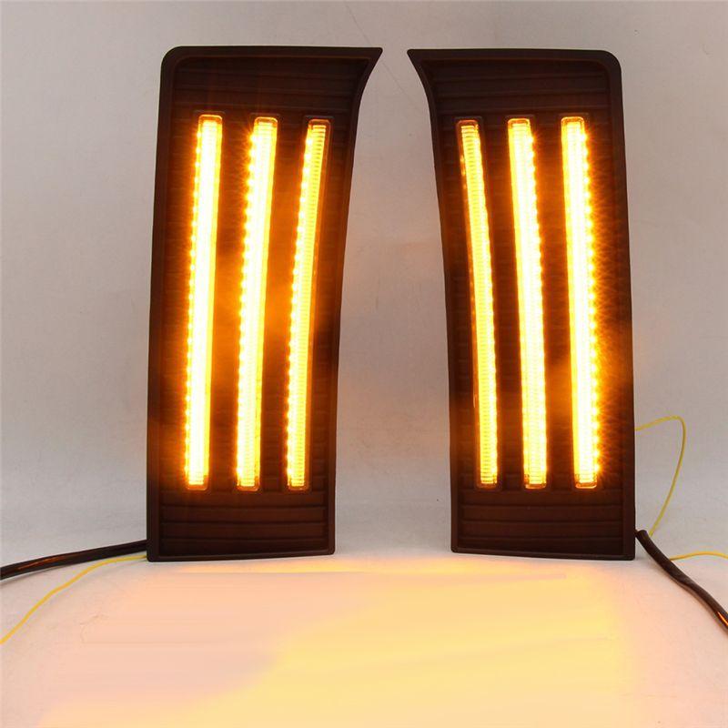 LED Daytime Running Lights Fog Lights Turn Indicators 2-Color Streamer Steering Parts Accessories For 22-23