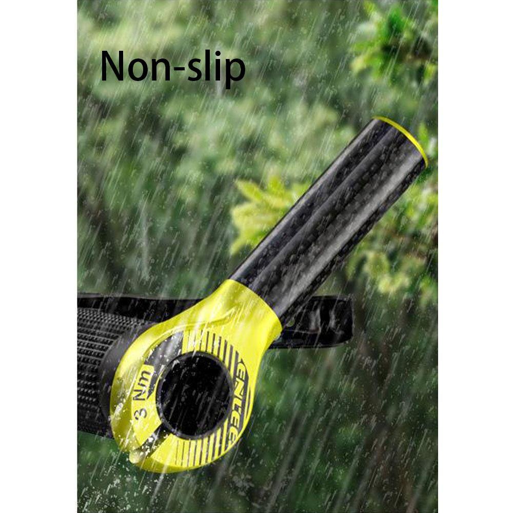 1 pár 22,2mm řídítka z uhlíkových vláken pro horské kolo Protiskluzová řídítka pro jízdní kolo Kolo