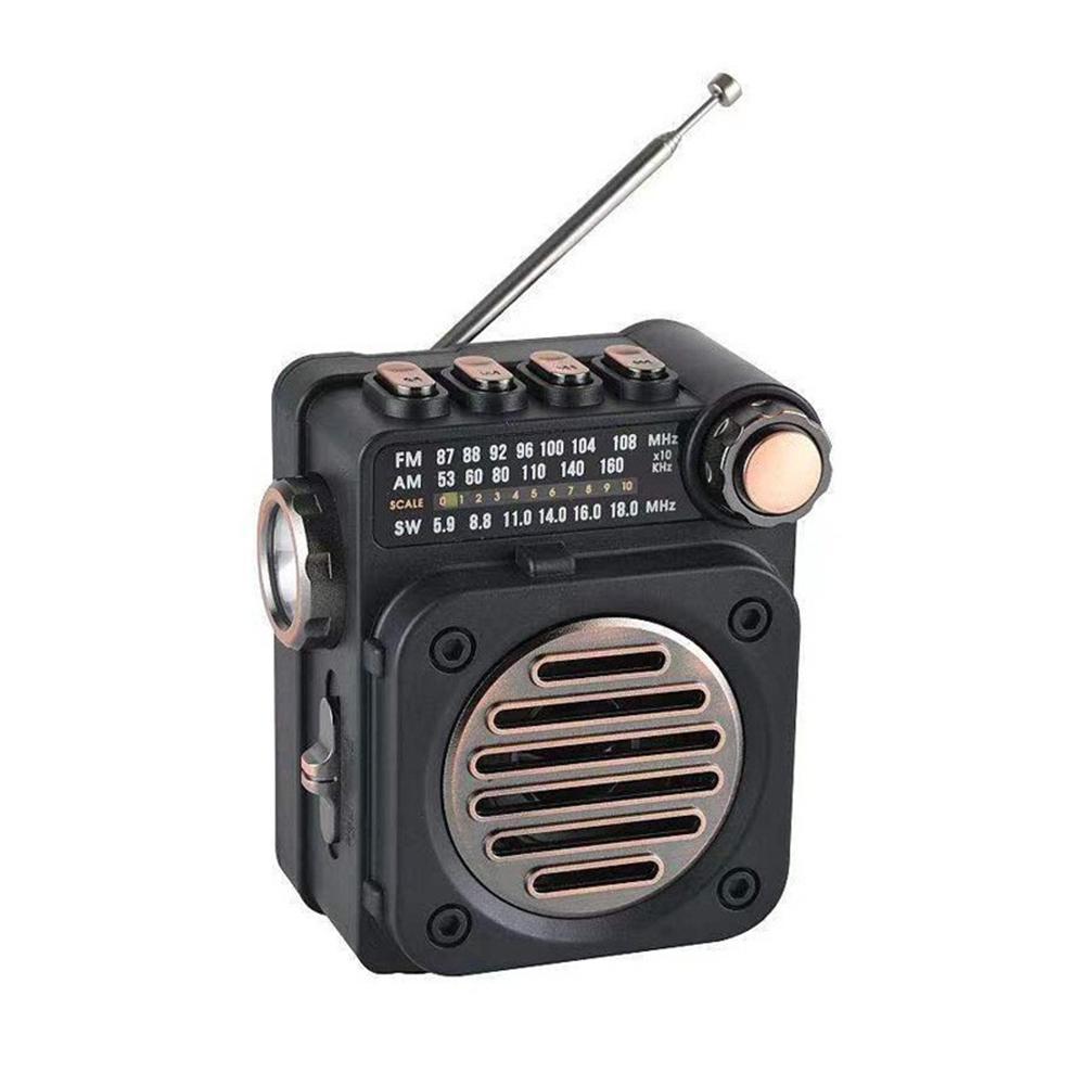 

Portable Radio Wireless BT Music Player Pocket Radio with LED Flashlight Mini Radio Receiver for Home/Outdoor CHINA