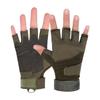 Men's Black Eagle Non-slip Half-finger Sports Gloves for Weightlifting, Cycling, & Motorcycling