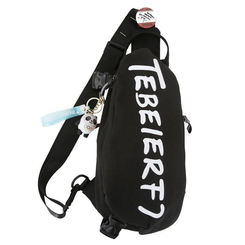 Unisex brystveske Enkel oppbevaringsveske Lett reiseveske Liten ryggsekk Crossbody-veske Mote Uformelt Single Should-vesker