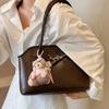 Underarm Commuting Tote Bag Women's Korean Version Autumn and Winter Retro Fashion Shoulder Bag 2025 New High-end Women's Bag
