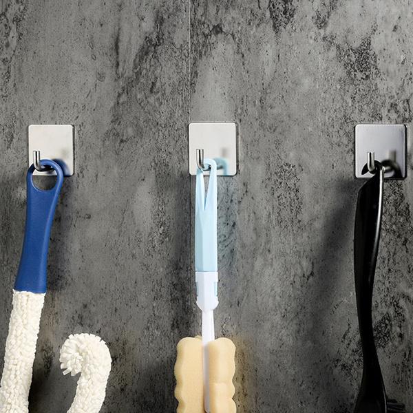 Robe Hook Wall Hook Towel Hook for Bathroom Stainless Steel Coat Hook Rustproof Hook Hanger for Kitchen Hardware