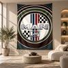 Decorative Tapestry,man truck Printed Wall Art, Lightweight Wall Hanging For Bedroom Background