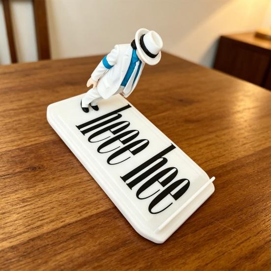 3D Printed Cell Phone Stand for Desk, Funny Mobile Phone Holder, Creative Phone Stand, Portable Universal Phone Support for Home Office