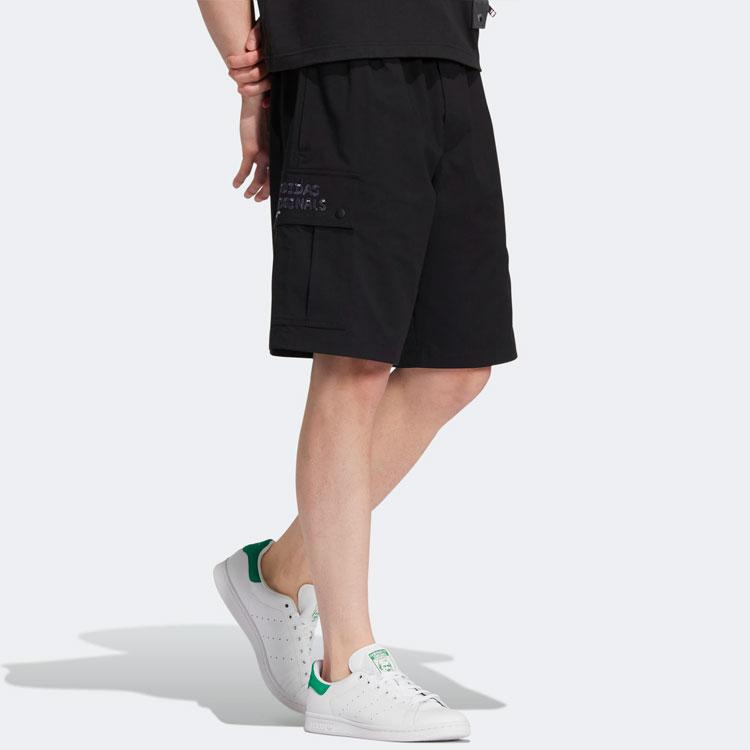 Adidas Originals Casual Shorts Unisex Black Moderate (Unisex) Casual Shorts HR3466