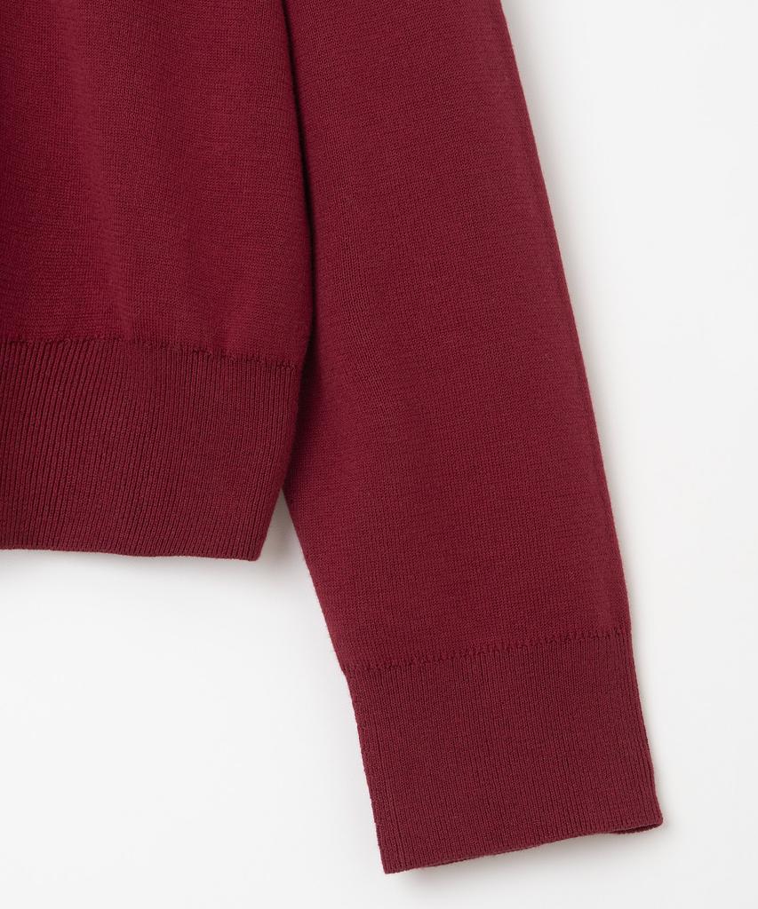 MILLO ARCHIVE Ray Half Zip Knit [Deep Red]