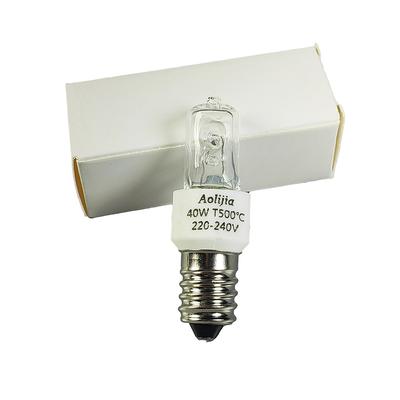 1PC High Temperature 500℃ Resistant Dryer Microwave Light Bulb 25W/40W E14 Oven Light Bulb 220-240V Safe Halogen Oven Lamp