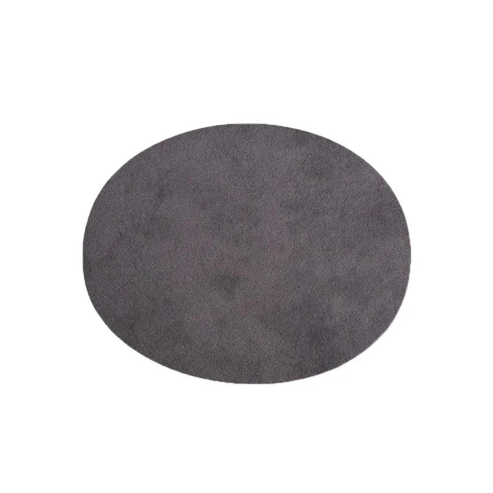 DIY Wildleder Wildleder Stoffflicken Oval Aufbügelbar Ellbogenflicken Reparaturabzeichen Jacke Oberteile