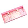 Girly Heart Star Pink Glass Stirring Stick Gift Box Glass Stick Stirrer Glass Stirring Rod Round Stir Stick Shiny Glass Stick