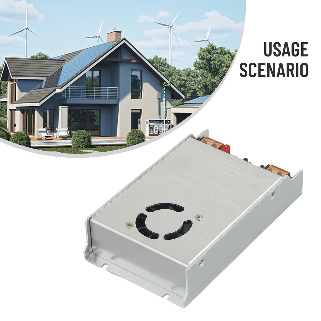 1pc 450W MPPT Solar Boost Controller 12V~50V Input Boost Charging Charger Magnesium Aluminum Alloy Solar Power Parts