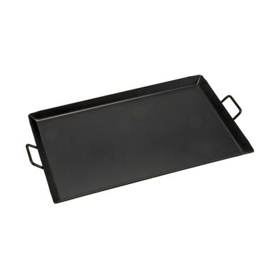 Captain Stag Outdoor Iron Plate BBQ 550 X 410 Griddle, Mm, Large, Black, UG-1596