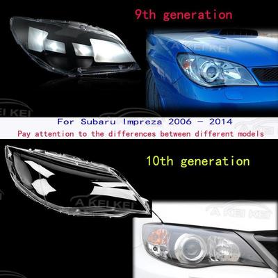 Fit For Subaru Impreza 9th 10th 2006-2014 Headlamp Shell Transparent Lamp Shade Lens Front Headlight Cover Lampshade Plexiglass