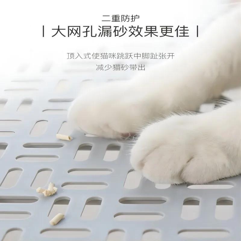 Cat Litter Box Top-entry Fully Enclosed Oversized Splash-proof PetToilet Extra Large Cat Litter Box