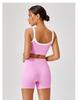 Women's Nude High Waist Peach Butt Lifting Yoga Shorts