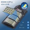 Solar Powered Outdoor Street Light, 8500K Solar Powered Outdoor Light, LED Dawn To Dawn Waterproof Spotlight with Motion Sensor and Remote Control,