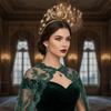 Rhinestones Crystal Goddess Crown Headband Gothic Wedding Bridal Headdress  Prom