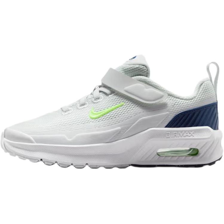 

Nike Air Max Bia Comfortable Fit Breathable Support Low Top Running Shoes Kids sneakers Light-Gray White Green II9945-104 28