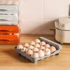 Kitchen Storage Fresh-Keeping Box, Refrigerator Egg Storage Box, Double-Layer Drawer Style Household Kitchen Egg Box Holder