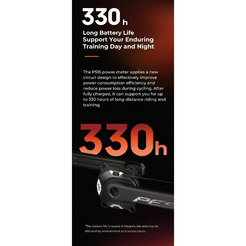 EU BIKE POWER METER Magene Power Meter for Cycling PES P515 Base 4 Bolt 110BCD 24mm Cadence Pedal Balance Ant Steel Spindle Crankset Chainring