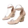 Fashion PVC Women Heeled Sandals Super High Heels Shoes Woman 2025 Trend Summer Shallow Dress Designer Pumps Plus Size Sandalias Mujer