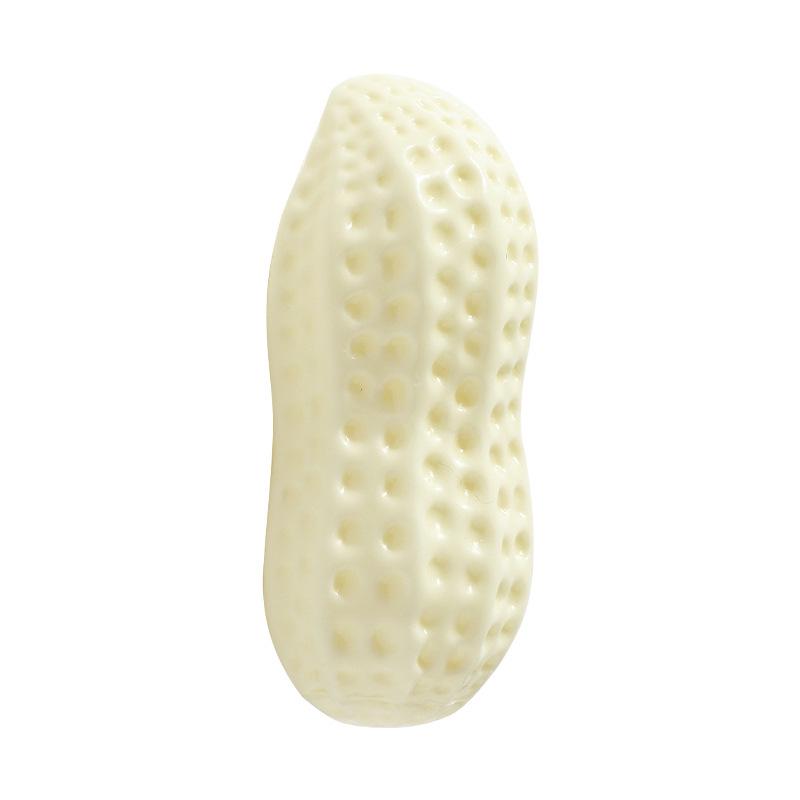 Durable Shiba Inu Teddy Peanut Chew Toy for Small Dogs with Sound