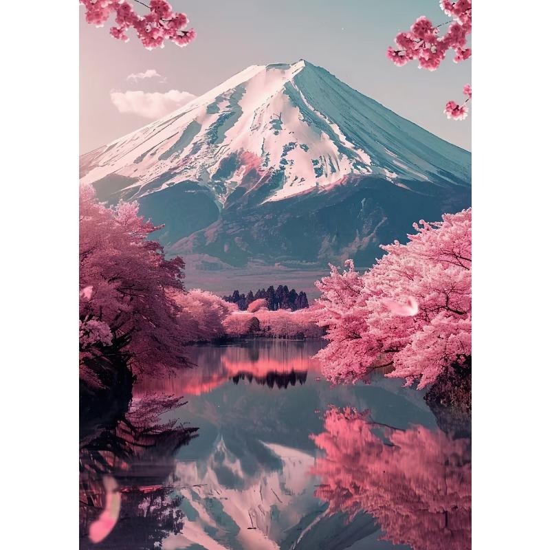 Estetică Japoneză Arhitectură de Sanctuar Peisaj Forestier Postere de Artă Imprimare pe Pânză Imprimare Artizanală Living Dormitor Decor Acasă