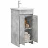 Bathroom Cabinet with Washbasin Concrete Grey 42 x 40 x 84.5 cm