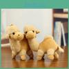 Schattige Cartoon Kameel Pluche Speelgoed Sleutelhanger Zacht Knuffeldier Reisaccessoire