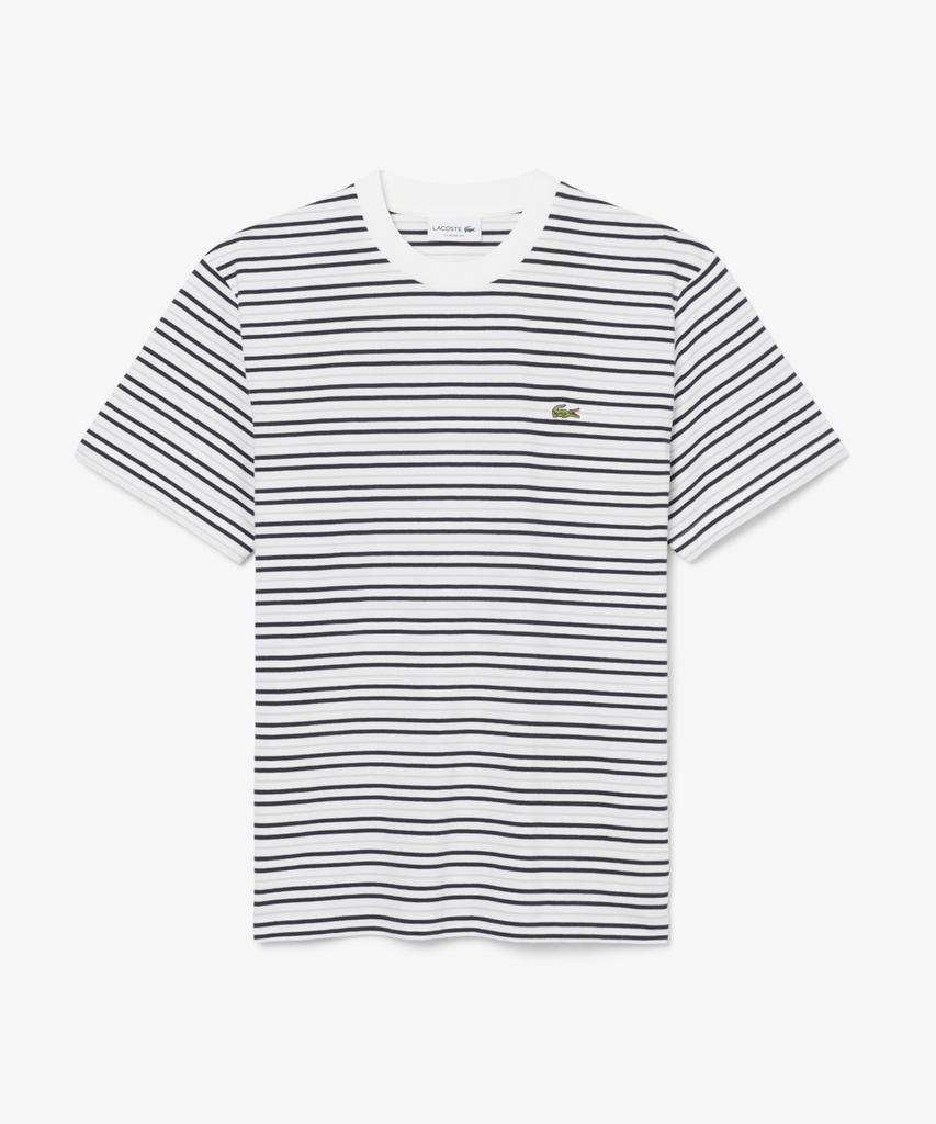 LACOSTE Men'S Multi-Stripe Short Sleeve T-Shirt Th0874-56G 7Xi