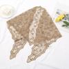 Lace Flower Bandanas for Women Thin Sweet Headscarf Shawl Fashion Triangle Head Scarf  Photography