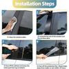 6pcs Car Central Middle Column PC Window Trims Decoration B C Pillar Strip Car Good Fit For Honda Freed GB5/GB6/GB7/GB8 2017-2024