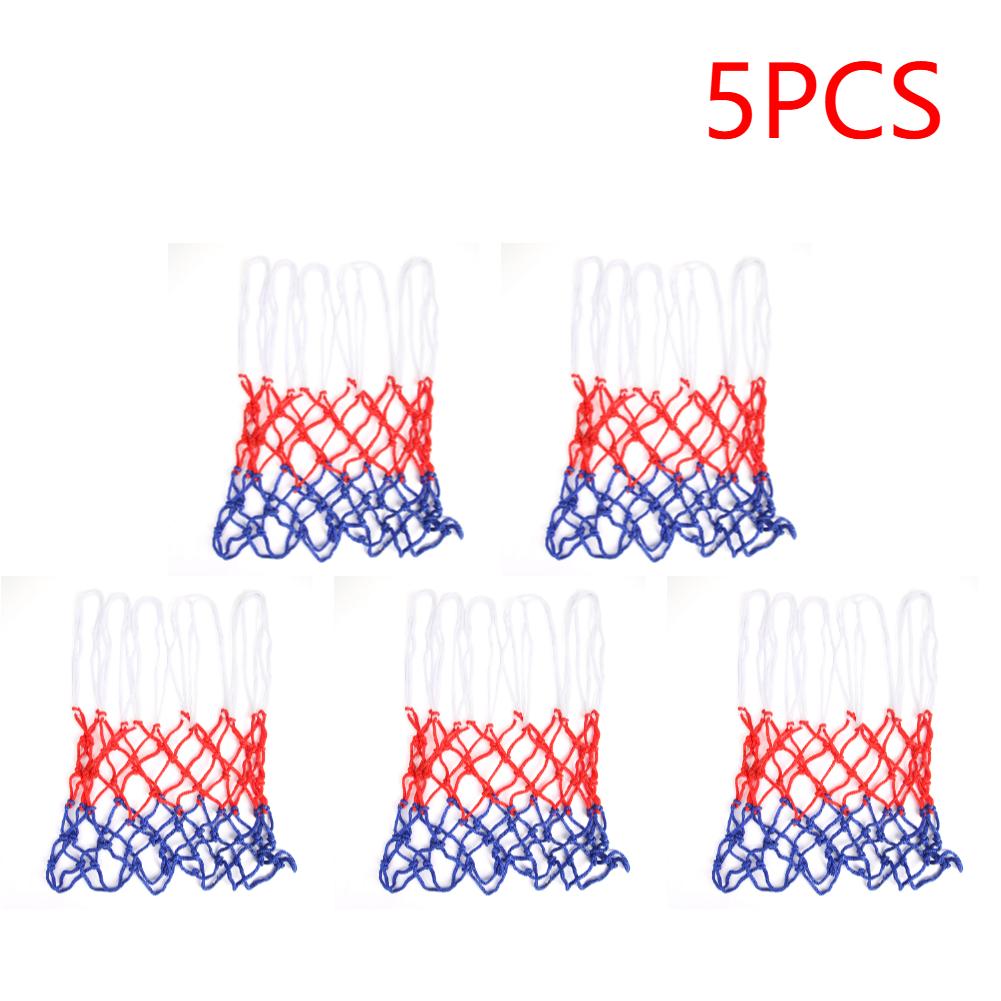 5/10/15 ШТ Стандартная Баскетбольная Сетка Сетка для Баскетбольного Кольца Сетка для Баскетбольного Кольца Официальная Спецификация Баскетбольная Сетка Прочная Нейлоновая Сетка для Крепления к Кольцу