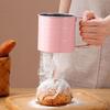 Stainless Steel Flours Sieve Cup With Handle Rust-Proof Powder Mesh Sifter For Chocolate Powder