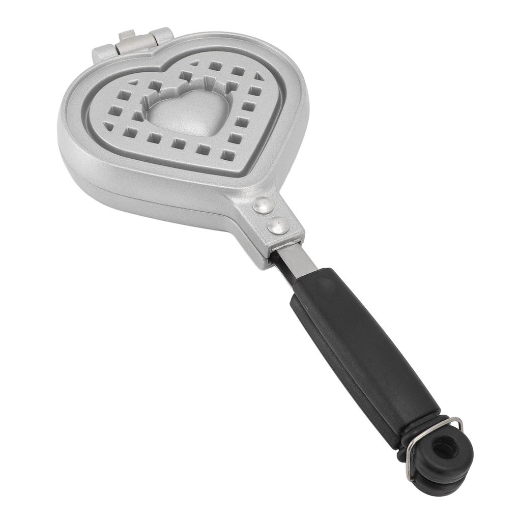 Heart Shape Waffle Pan Nonstick Waffle Maker Pan Double Sided Cake Baking Pan Small Kitchen Appliances Aluminum Alloy