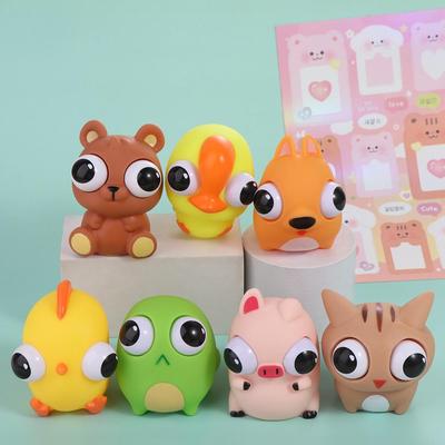 Stretch Squeezing Pop Eye Squeeze Sensory Toys Soft Animal Stress Relief Toy  Office Workers