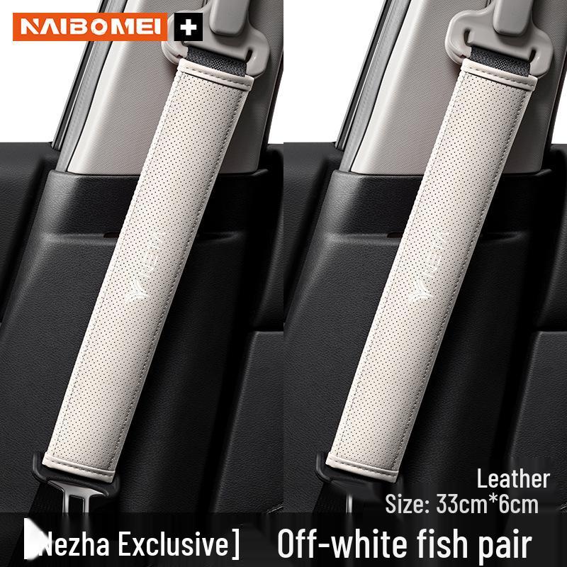 Nezha Car Seat Belt Shoulder Pad Protector for U/V/S N01/03E-TAKE Models - Interior Accessory