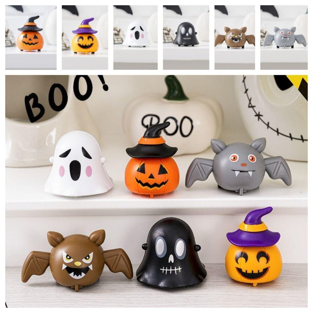 Bat Ghost Inertia Toy Cute Halloween Pull Back Toy Car Funny Pumpkin Car Toy Girls
