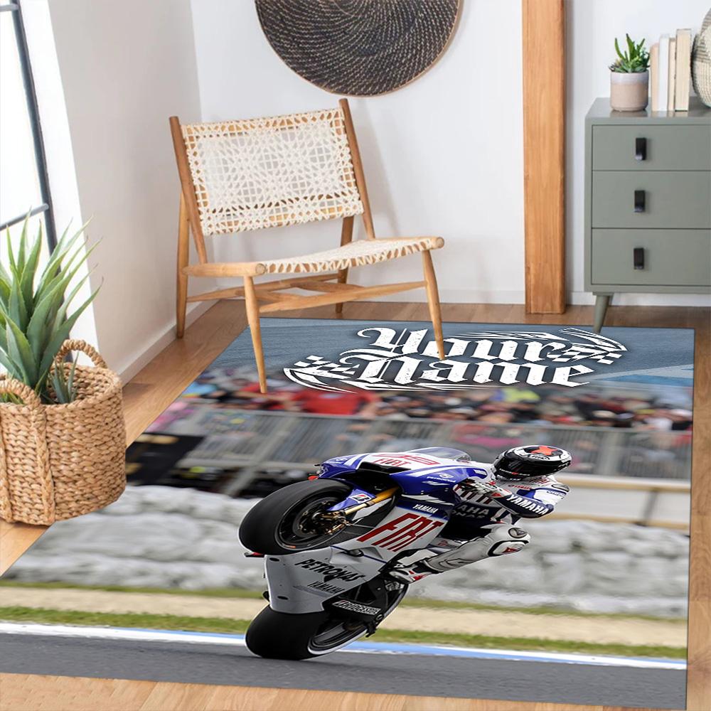 Jorge Lorenzo Customize Your Name Area Rug Design For Study Room Dining Room Foyer Entryway Antislip Rug Decorate Offices Spiritual Gift