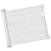 Retractable Baby Gate for Stairs, Extendable Safety Gate with Dual Lock System, Pet Gates for Doorways, Hardware