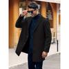 Male Streetwear Jackets Man's Solid Color Casual Outerwear And Coats Single Breasted Lapel Wool Men's Jacket For Spring Winter